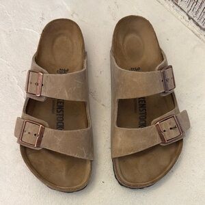 Birkenstock Tan Leather Sandals